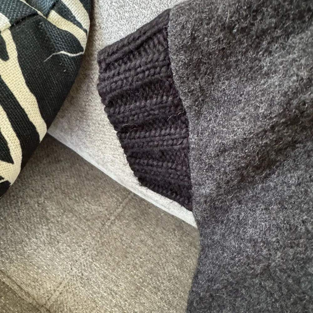 Anthropologie Sleeping on snow Poncho cabled cotillion wool alpaca pullover NWOT - Picture 9 of 14